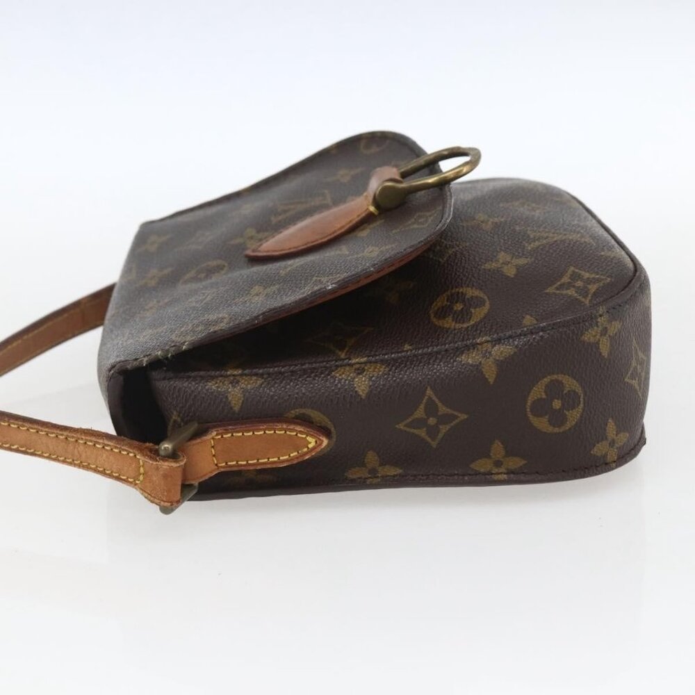 Authentic LOUIS VUITTON Monogram Saint Cloud MM Shoulder Bag M51243 LV - Picture 10 of 16